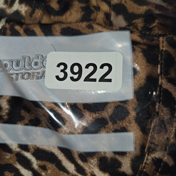 Ena Pelly Womens Cheetah Flare Pants Neutral Size 8 Polyester & Rayon Animal Pri - Picture 12 of 12